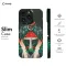 Dreamy Mushroom Celestial Bush Butterfly iPhone SE 2022 Phone Case - Image 6