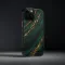 Green Marble With Gold iPhone SE 2022 Phone Case - Image 4