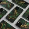 Green Marble With Gold iPhone SE 2022 Phone Case - Image 5