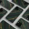 Green Marble With Gold iPhone SE 2022 Phone Case - Image 7