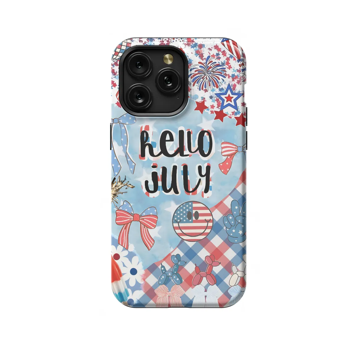 Hello Of July America iPhone SE 2022 Phone Case - Image 1