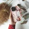 Horse and girl iPhone SE 2022 Phone Case - Image 2