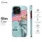 I Love USA iPhone SE 2022 Phone Case - Image 6