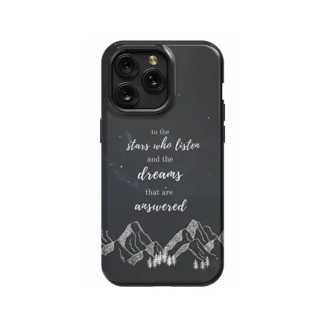 iPhone SE 2022 Night Court Symbol Acotar Acomaf Velaris Mountain Stars # Phone Case