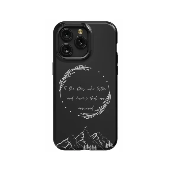 Night Court Symbol Acotar Acomaf Velaris Mountain Stars # iPhone SE 2022 Phone Case - Image 1