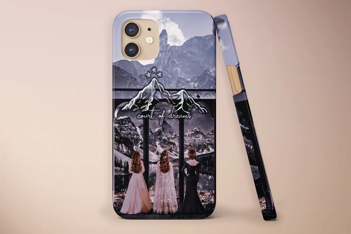 Night Court Symbol Acotar Acomaf iPhone SE 2022 Phone Case - Image 1