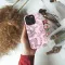 Pink Flower Dragon iPhone SE 2022 Phone Case - Image 2