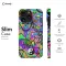 Retro Groovy Hippie Floral Rainbow Trippy iPhone SE 2022 Phone Case - Image 6