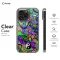 Retro Groovy Hippie Floral Rainbow Trippy iPhone SE 2022 Phone Case - Image 7