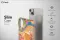Retro Groovy Hippie Floral Rainbow Trippy iPhone SE 2022 Phone Case - Image 7