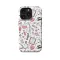 Seamless Anatomy Nurse iPhone SE 2022 Phone Case - Image 1