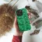 Seamless Green Cash Dollars iPhone SE 2022 Phone Case - Image 2