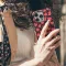 Seamless Midnight Tulip iPhone SE 2022 Phone Case - Image 4