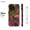 Topographic Map Marble Ombre Yellow and iPhone SE 2022 Phone Case - Image 6