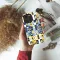 Trendy Cute Geometric Mosaic iPhone SE 2022 Phone Case - Image 2