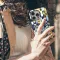 Trendy Cute Geometric Mosaic iPhone SE 2022 Phone Case - Image 4