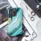 iPhone X Blue Golden Wave Phone Case - Image 3