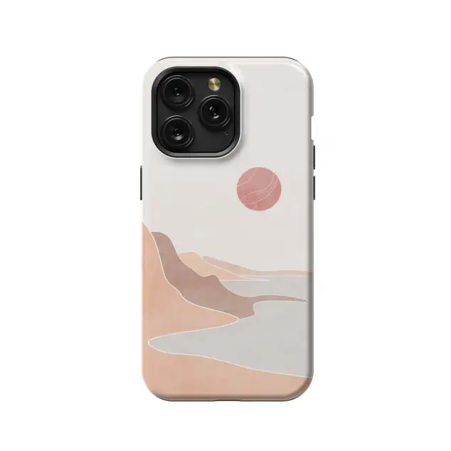 iPhone X Boho Style Minimalism Landscape # Phone Case