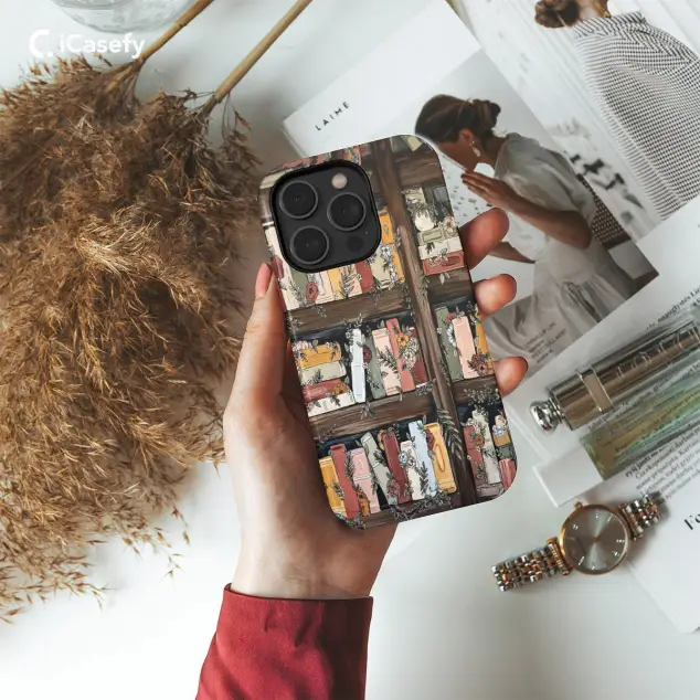 iPhone X Book Lover Bookish Boohshelf Phone Case