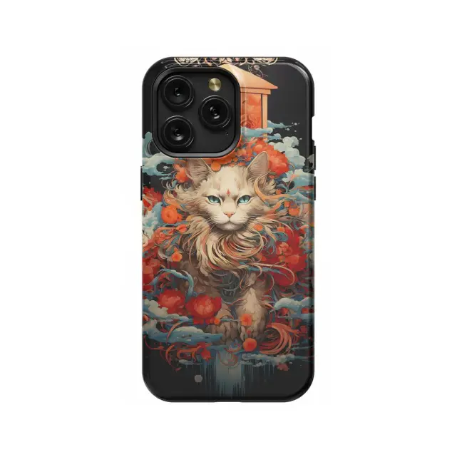 iPhone X Cat Monarch Phone Case