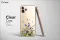 iPhone X Clear Wildflower Bluet Cornflower Lavanda Phone Case - Image 2