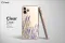 iPhone X Clear Wildflower Bluet Cornflower Lavanda Phone Case - Image 3