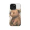 iPhone X Cute Bear Illustration Phone Case - Image 1