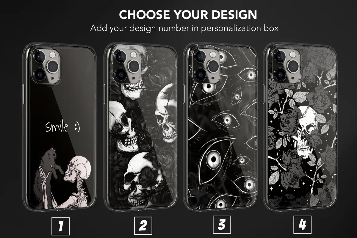 iPhone X Dark Witchy Gothic Phone Case - Image 1