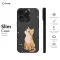 iPhone X Dreamy Celestial Stars Red Cat Kitty Phone Case - Image 6