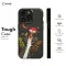 iPhone X Dreamy Mushroom Celestial Bush Butterfly Moon # Phone Case - Image 5