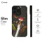 iPhone X Dreamy Mushroom Celestial Bush Butterfly Moon # Phone Case - Image 6