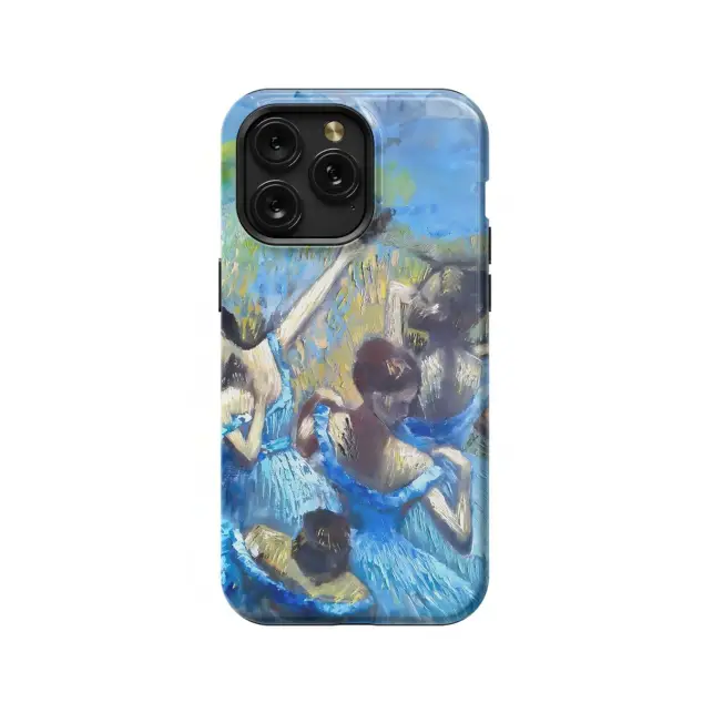 iPhone X Edgar Degas Blue Phone Case