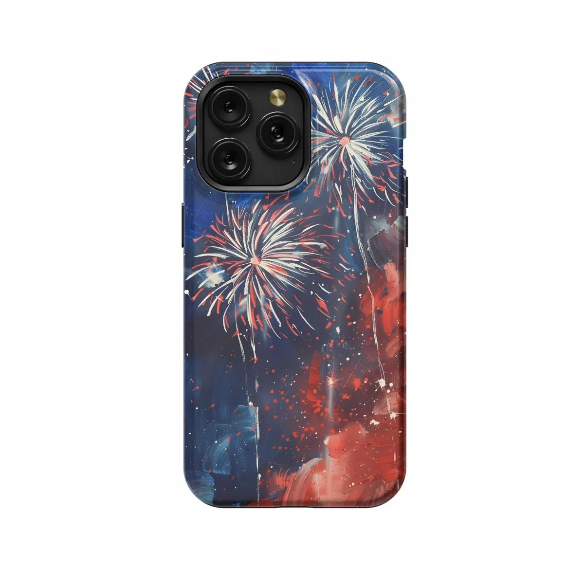 iPhone X Festive American Firework Phone Case - Image 1