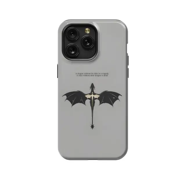 iPhone X Dragon Fourth Wing Acotar Phone Case