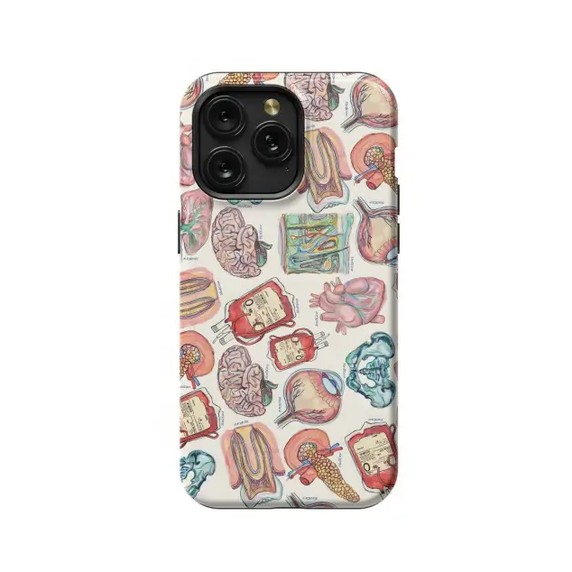 iPhone X Human Anatomy Brain Eyes Phone Case
