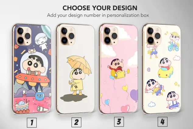 iPhone X Japanese Cartoon Crayon Shin-chan Phone Case