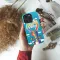 iPhone X LGBTQ Pride Flag Hands Sky Clouds Happy Phone Case - Image 2