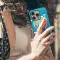 iPhone X LGBTQ Pride Flag Hands Sky Clouds Happy Phone Case - Image 4