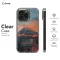 iPhone X Lofi Mountain Landscape Phone Case - Image 7