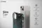 iPhone X Marble Glitter Cyan Black Gold Phone Case - Image 5
