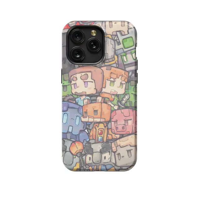iPhone X Minecraft Phone Case
