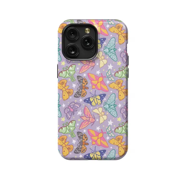 iPhone X Moonlight Moths Love Cute Girly Phone Case