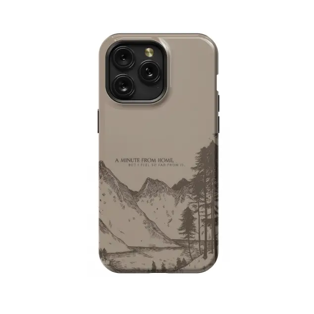 iPhone X Mountains Phone Case