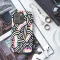 iPhone X Wavy Non Binary Pansexual Phone Case - Image 3