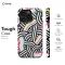 iPhone X Wavy Non Binary Pansexual Phone Case - Image 5