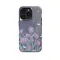 iPhone X Pastel Tulip Night Butterfly Drawing Celestial Phone Case - Image 1