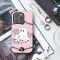iPhone X Pink Flower Cute Ghost Halloween Phone Case - Image 3