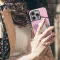 iPhone X Pink Flower Cute Ghost Halloween Phone Case - Image 4
