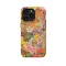 iPhone X Retro Groovy Hippie Floral Rainbow Trippy Phone Case - Image 1