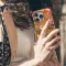 iPhone X Retro Groovy Hippie Floral Rainbow Trippy Phone Case - Image 4